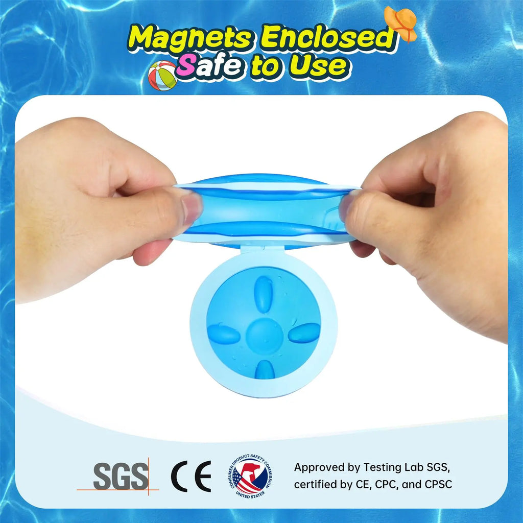 Reusable Water Balloons, Magnetic Silicone Refillable Water Splash Balls, Quick-Fill, Durable & Leak-Proof Water Toy for Outdoor Summer Fun