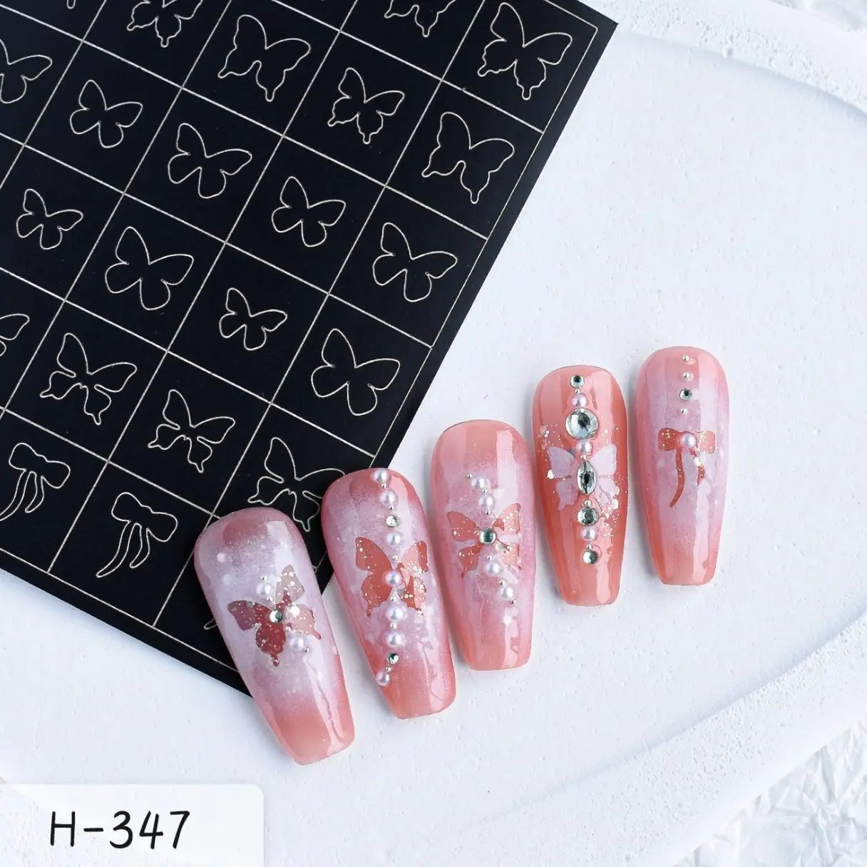 Airbrush-Specific Nail Gradient Stickers
