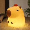 Cute Silicone Capybara Night Light, Touch-Activated Indoor Light Decor for Home Improvement