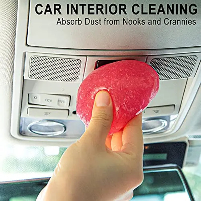 TICARVE Car Cleaning Gel Detailing Putty Car Putty Auto Detailing Tools Car Interior Cleaner Cleaning Slime Car Accessories Keyboard Cleaner Rose/Nt WT: 5.6 Oz (160 Gr)